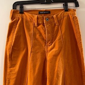 Gold Corduroy Flares